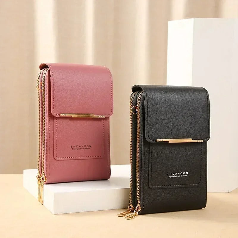 ROVEXO TouchBag – Borsa Portacellulare con Finestra Touch